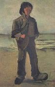 Vincent Van Gogh Fisherman on the Beach (nn04) oil painting artist